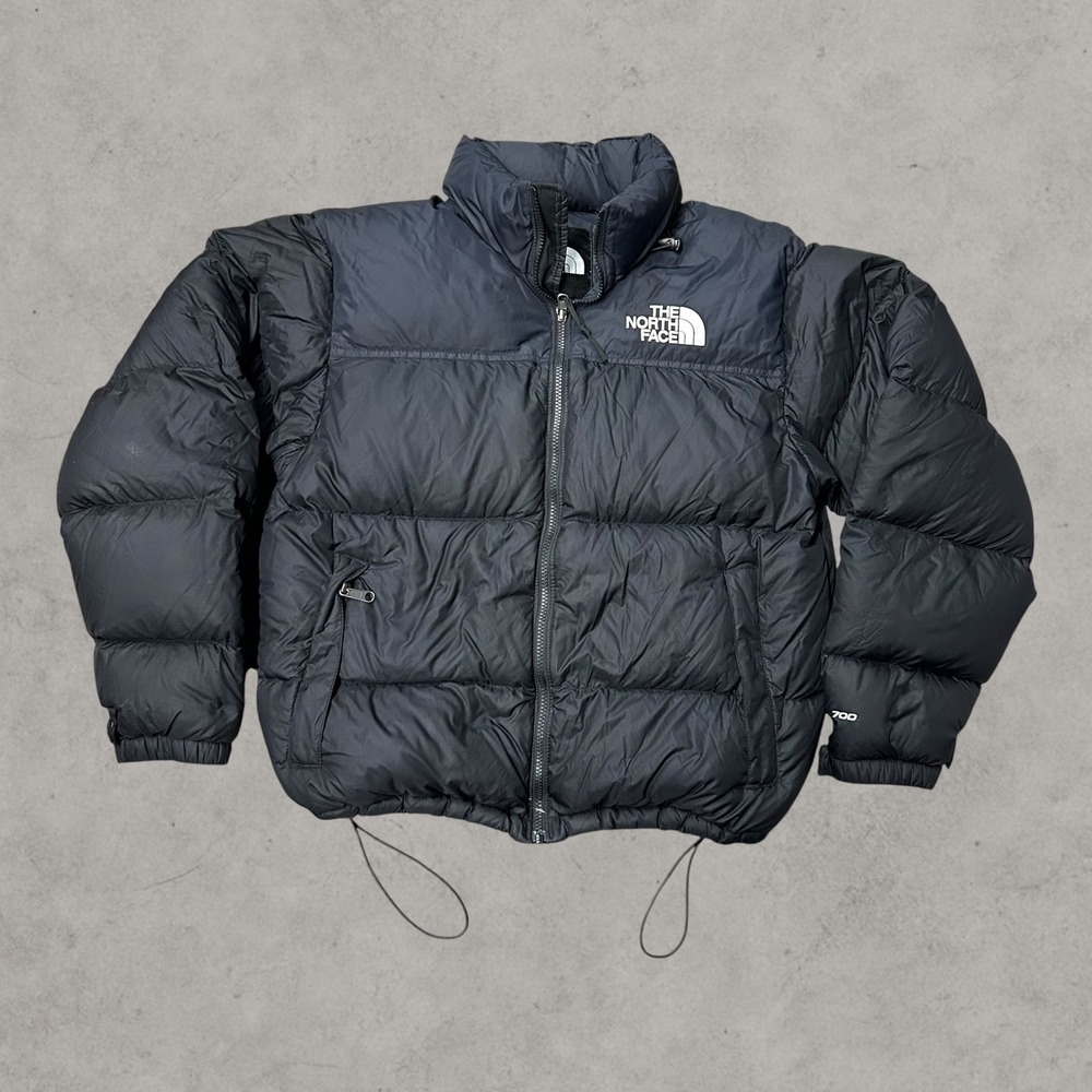 The North Face Nuptse 700 Puffer Jacket Mens Medium Black Goose Down Insulated